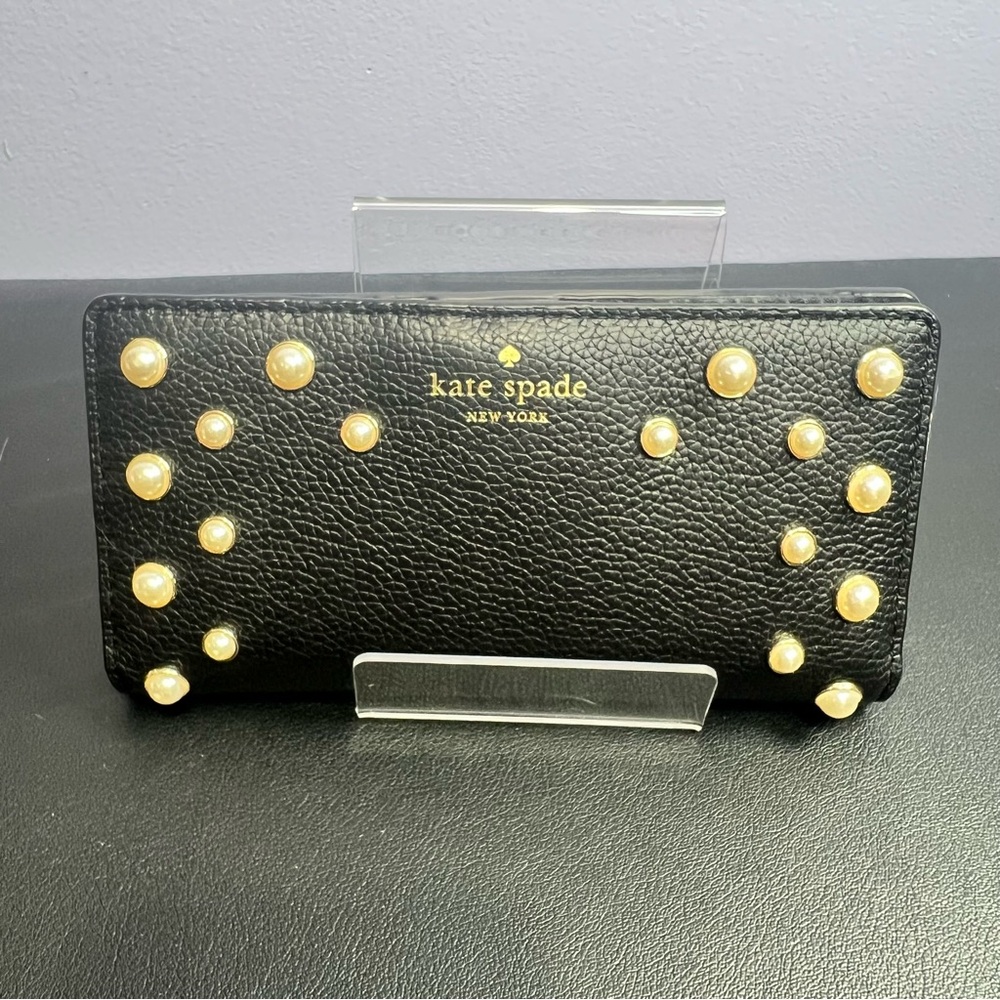 kate spade serrano place faux pearl wallet